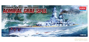 ACADEMY Battleship Admiral Graf Spee 14103 [MODELARSTWO]