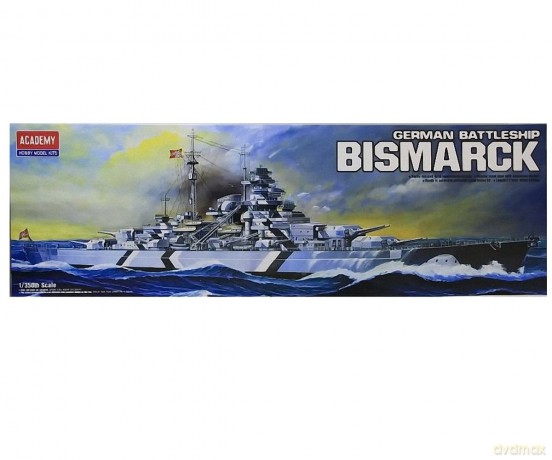 ACADEMY Bismarck German Battleship 14109 [MODELARSTWO]