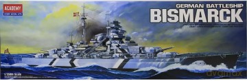 ACADEMY Bismarck German Battleship 14109 [MODELARSTWO]