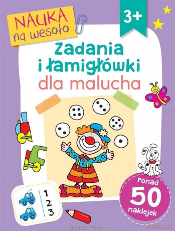 Nauka na wesoło. Zadania i łamigłówki dla malucha - Peter Patillla, Simon Abbott [KSIĄŻKA]