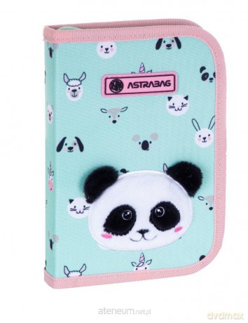 Piórnik poj 2 klap bez wyp. Teddy Panda