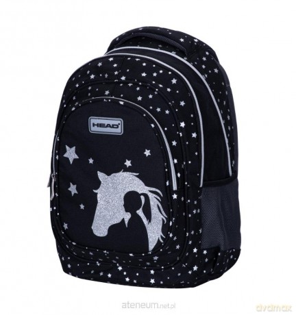 Plecak Head Glitter Effect Silver Dream