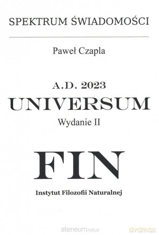Spektrum Świadomości - Paweł Czapla [KSIĄŻKA]
