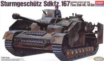 ACADEMY Sturmgeschutz Sdkfz. 167 1332 [MODELARSTWO]
