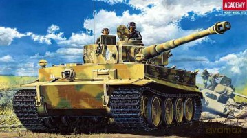 ACADEMY Tiger I Early Production Tank 1348 [MODELARSTWO]