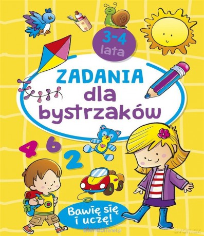 Zadania dla bystrzaków 3-4 lata - Jesus Lopez [KSIĄŻKA]