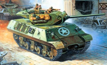 ACADEMY US M10 Duckbill Gun Motor 1397 [MODELARSTWO]