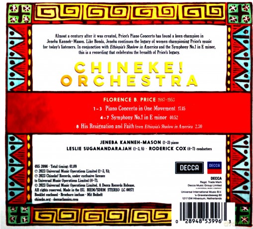 Chineke! Orchestra: Florence Price [CD]