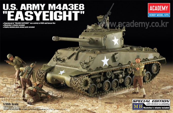ACADEMY M4A3E8 Sherman Easyeight 13221 [MODELARSTWO]