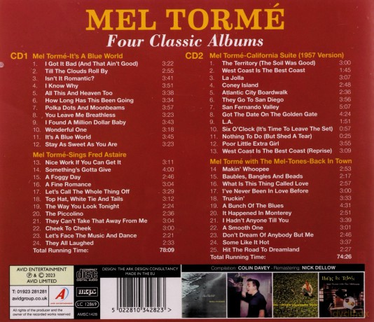 Mel Torme: Four Classic Albums [2CD]
