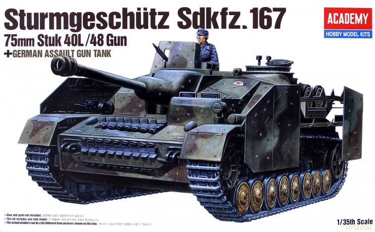 ACADEMY Sturmgeschutz IV 13235 [MODELARSTWO]