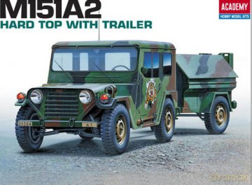 ACADEMY M151A2 Hard Top with Trailer 13012 [MODELARSTWO]