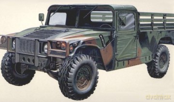 ACADEMY M998 Cargo Truck 1362 [MODELARSTWO]
