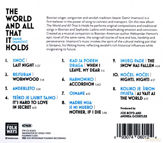 Damir Imamovic: The World And All That It Holds [CD]