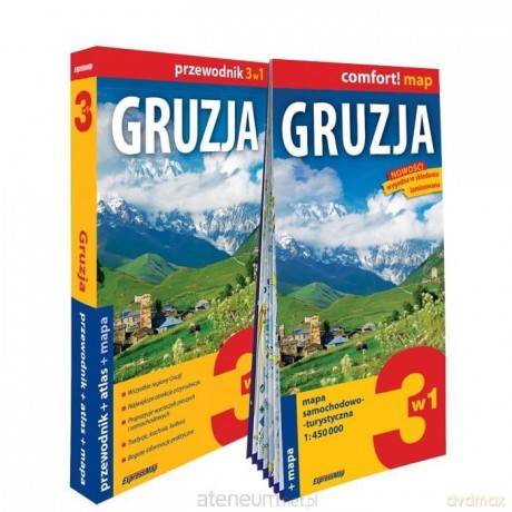 Comfort! map Gruzja 3w1 przewodnik + atlas + mapa [KSIĄŻKA]