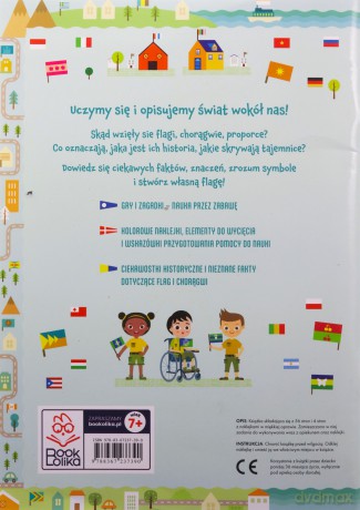 Flagi Poznaję świat z naklejkami [KSIĄŻKA]