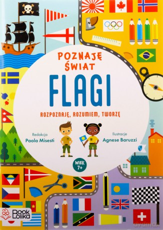 Flagi Poznaję świat z naklejkami [KSIĄŻKA]