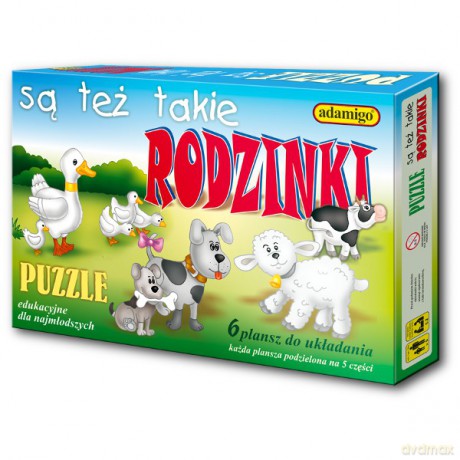 ADAMIGO Puzzle Są też takie rodzinki 4997 [GRA]