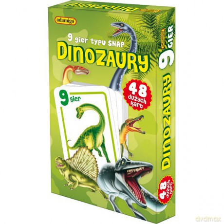 ADAMIGO Gra Karty Snap Dinozaury 6533 [GRA]