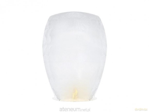 Lampion latający biały 37x53x95cm