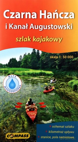 Mapa kajakowa - Czarna Hańcza 1:50 000