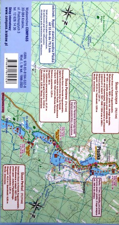 Mapa kajakowa - Czarna Hańcza 1:50 000