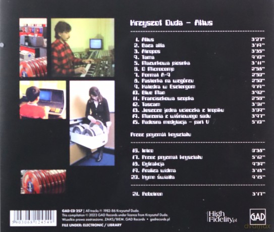 Krzysztof Duda: Altus (reedycja 2023) [CD]