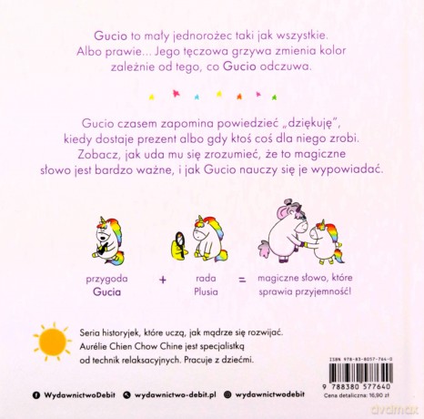 Gucio mówi dziękuję. Przygody Gucia - Aurelie Chien Chow Chine [KSIĄŻKA]