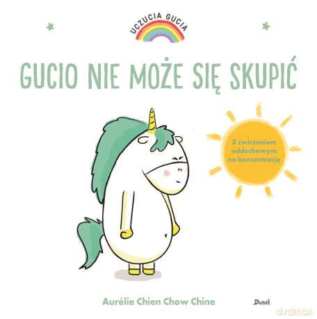 Gucio nie może się skupić. Uczucia Gucia - Aurelie Chien Chow Chine [KSIĄŻKA]