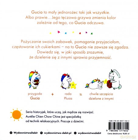 Gucio uczy się dzielić. Przygody Gucia - Aurelie Chien Chow Chine [KSIĄŻKA]
