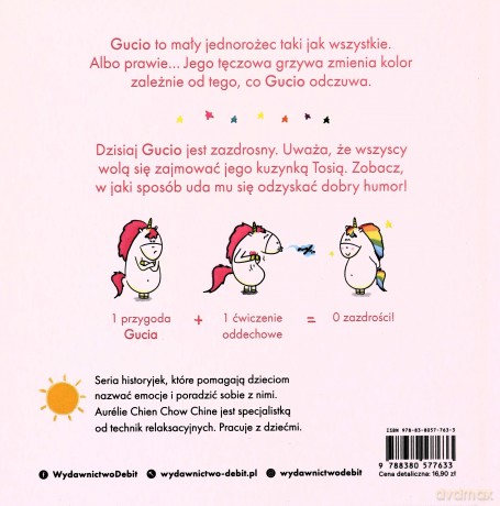 Gucio zazdrości. Uczucia Gucia - Aurelie Chien Chow Chine [KSIĄŻKA]