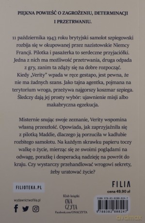 Kryptonim Verity - Elizabeth Wein [KSIĄŻKA]