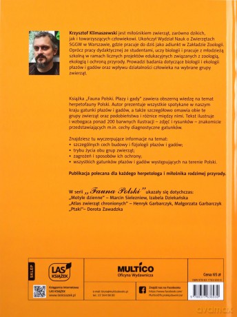 Płazy i gady. Fauna Polski - Krzysztof Klimaszewski [KSIĄŻKA]