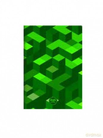 Zeszyt A5 60k kratka Coolpack kratka city jungle green pakiet 10szt.