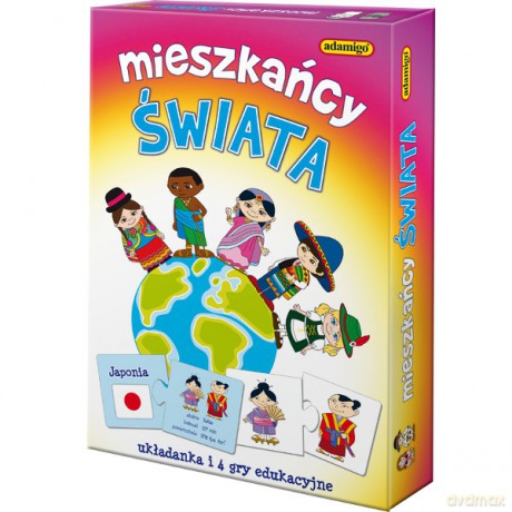 ADAMIGO Gra Mieszkańcy Świata 6380 [GRA]
