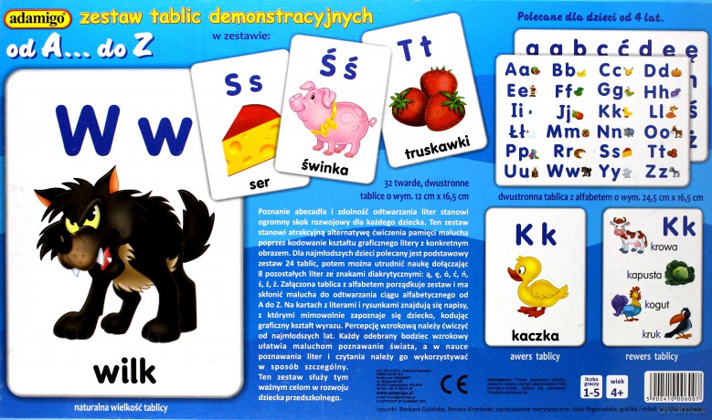 ADAMIGO Zest. Edukacyjny od A do Z 6007 [GRA]
