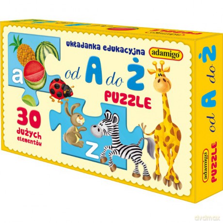 ADAMIGO Układanka od A do Ż 6502 [GRA]