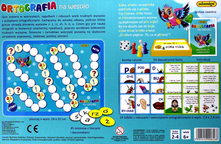 ADAMIGO Gra Quiz Ortografia na Wesoło 6168 [GRA]