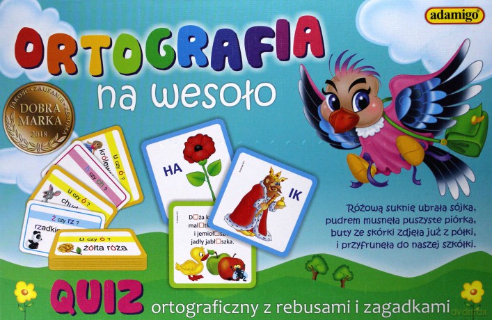 ADAMIGO Gra Quiz Ortografia na Wesoło 6168 [GRA]