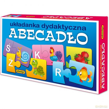 ADAMIGO Układanka puzzlowa Abecadło 303 [GRA]