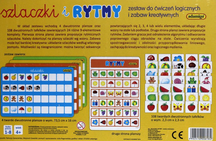 ADAMIGO Zest. Eduk. Szlaczki i Rytmy 6182 [GRA]