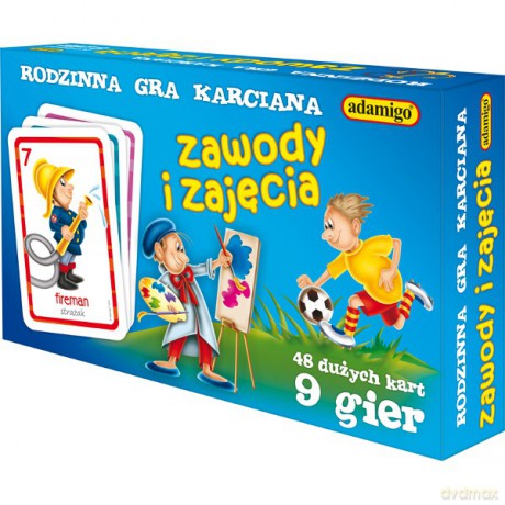 ADAMIGO Gra Karty Snap Zawody i Zajęcia 6540 [GRA]