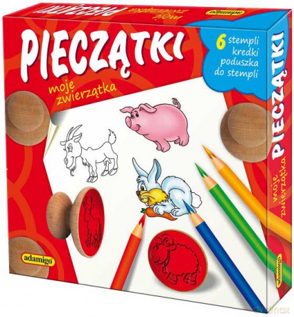 ADAMIGO Pieczątki Zwierzęta 6144 [GRA]