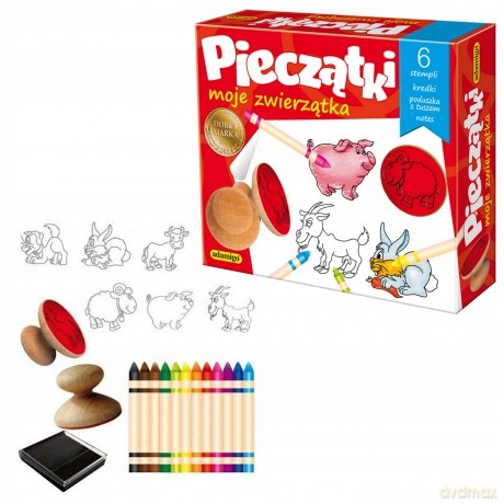 ADAMIGO Pieczątki Zwierzęta 6144 [GRA]