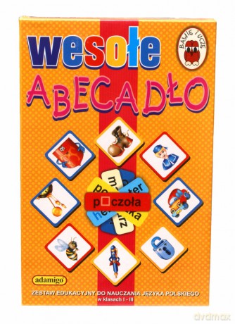 ADAMIGO GRA WESOŁE ABECADŁO UKŁADANKA 4164 [GRA]