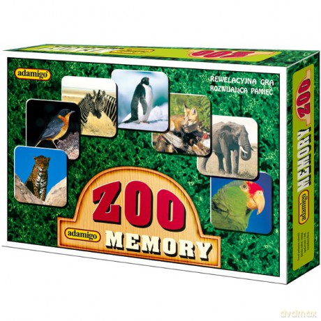 ADAMIGO Gra Memory Zoo 3051 [GRA]