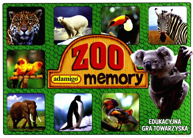 ADAMIGO Gra Memory Zoo 3051 [GRA]
