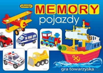 ADAMIGO Gra Memory Pojazdy 5710 [GRA]