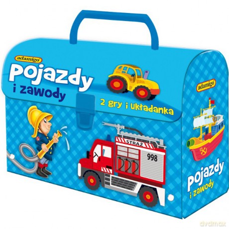 ADAMIGO Gra Kuferek Pojazdy i Zawody 6472 [GRA]