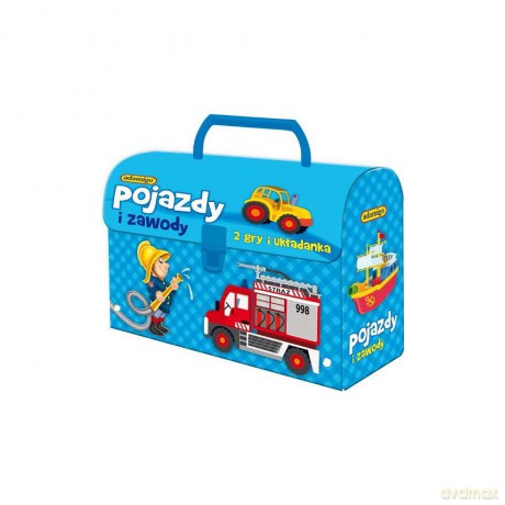 ADAMIGO Gra Kuferek Pojazdy i Zawody 6472 [GRA]